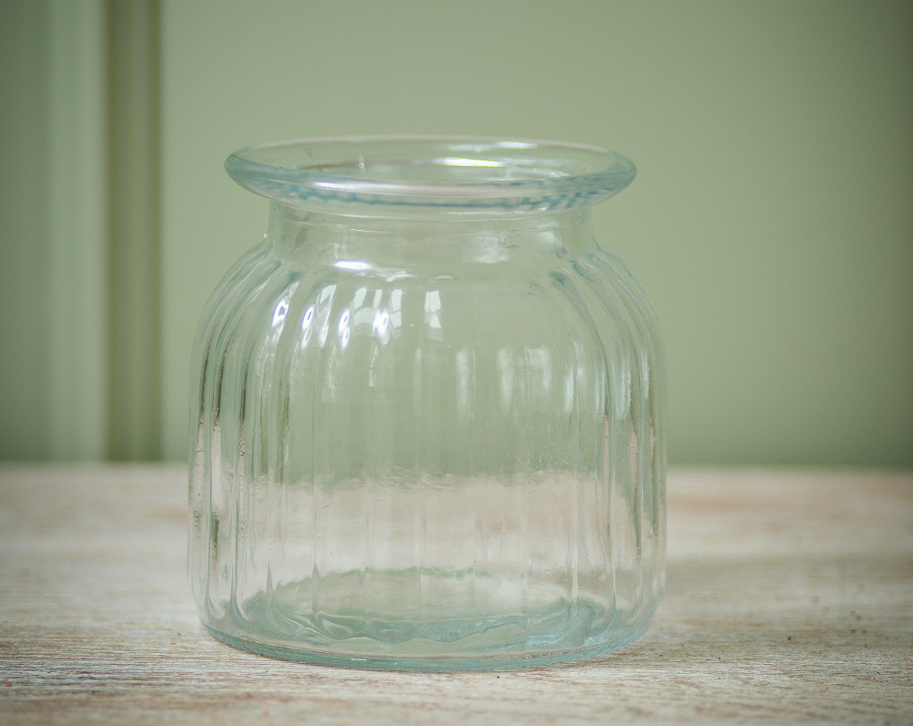 Ribbed Vase