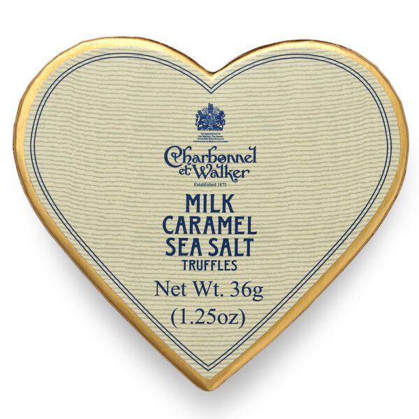Milk Sea Salt Caramel Chocolate Truffles – Cream Mini Heart