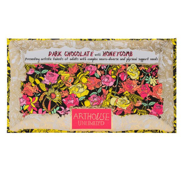 Arthouse Chocolate, Bee Free Dark Chocolate with Honeycomb
