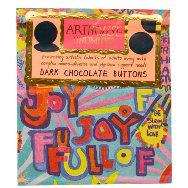 Arthouse Chocolate, Full of Joy – Dark Chocolate Buttons