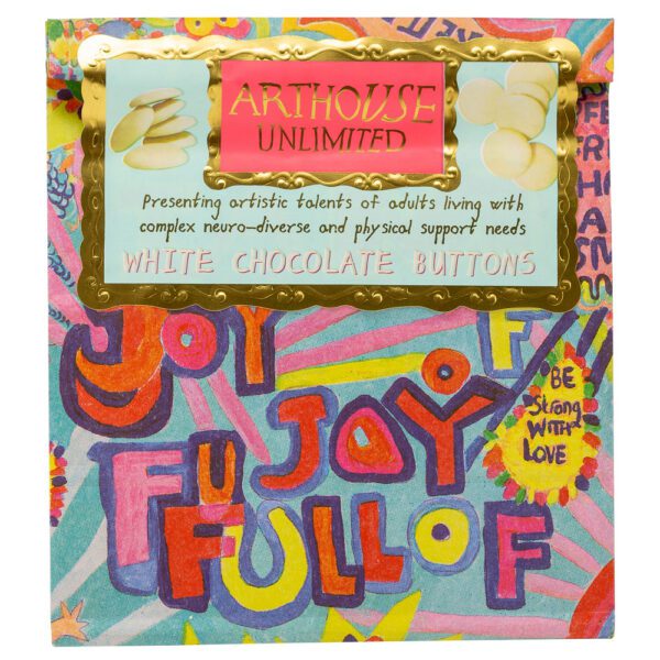 Arthouse Chocolate, Full of Joy – White Chocolate Buttons