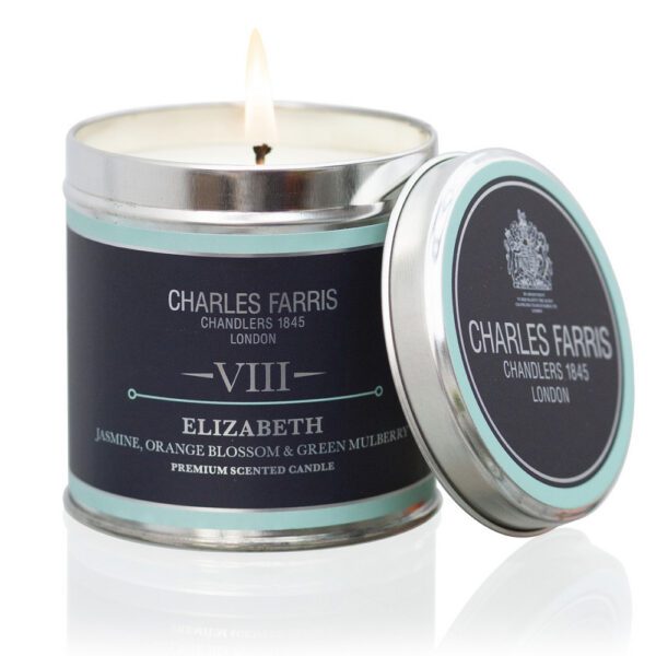 Charles Farris, VIII Elizabeth Tin Candle