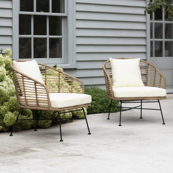 Pair of Hampstead Armchairs - PE Bamboo