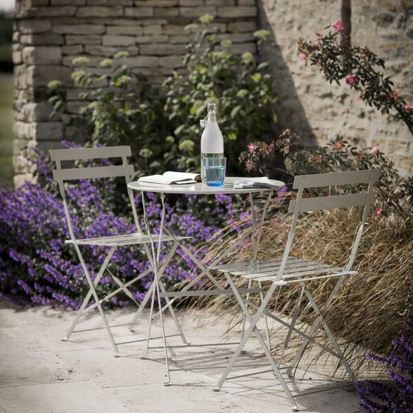 Rive Droite Bistro Set Small - Clay - Powder Coated Steel