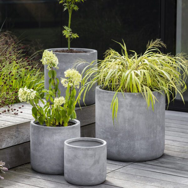 Set of 4 Brockwell Planters - Grey